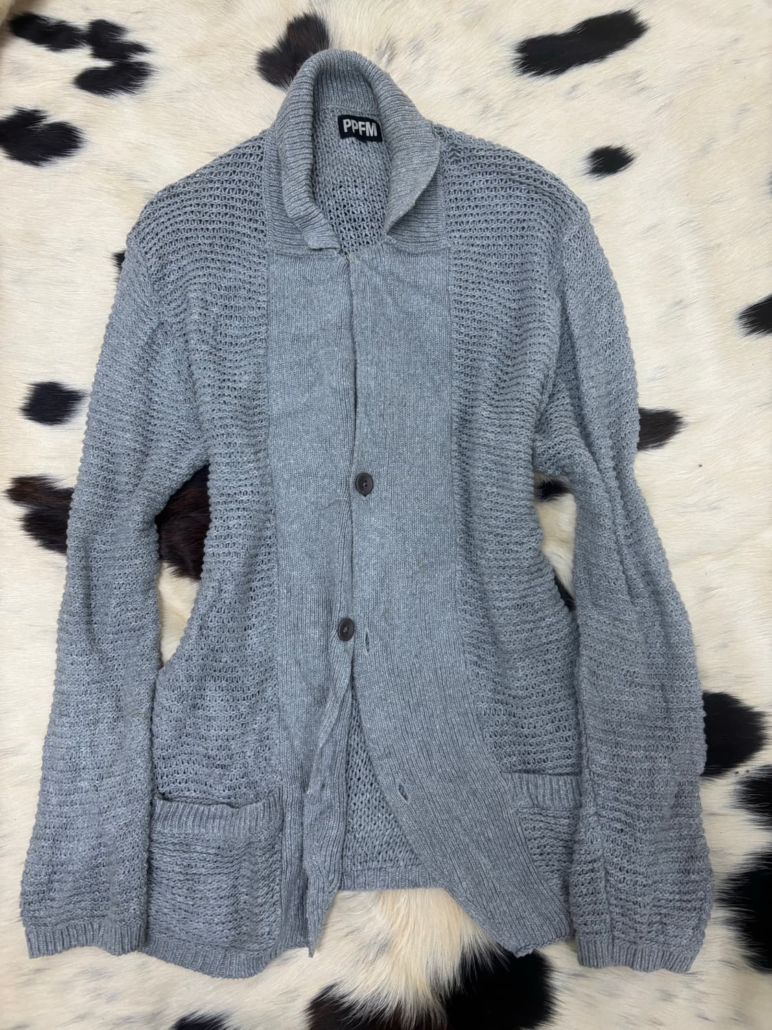 [PPFM] Grey Knit Cardigan 상품이미지5
