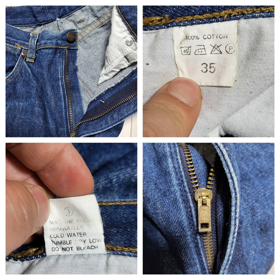 (35) 80s 랭글러데님팬츠 랭글러빈티지 랭글러청바지 wrangler 상품이미지7