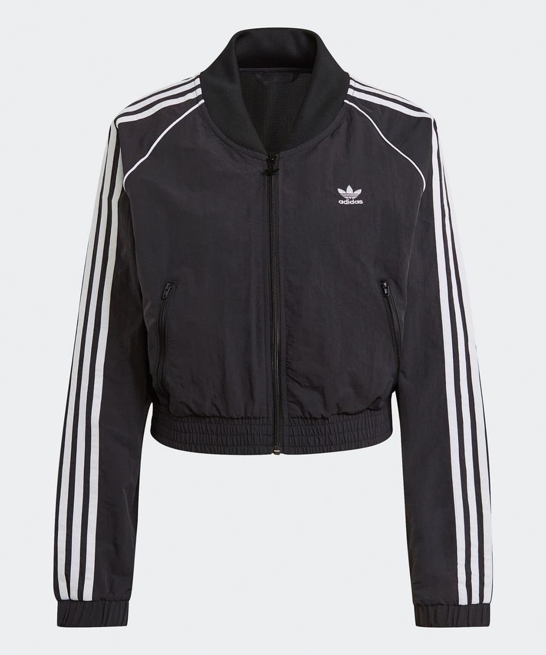 아디다스 로고 크롭 나일론 트랙 재킷 / 쇼트 트랙탑 상품이미지1