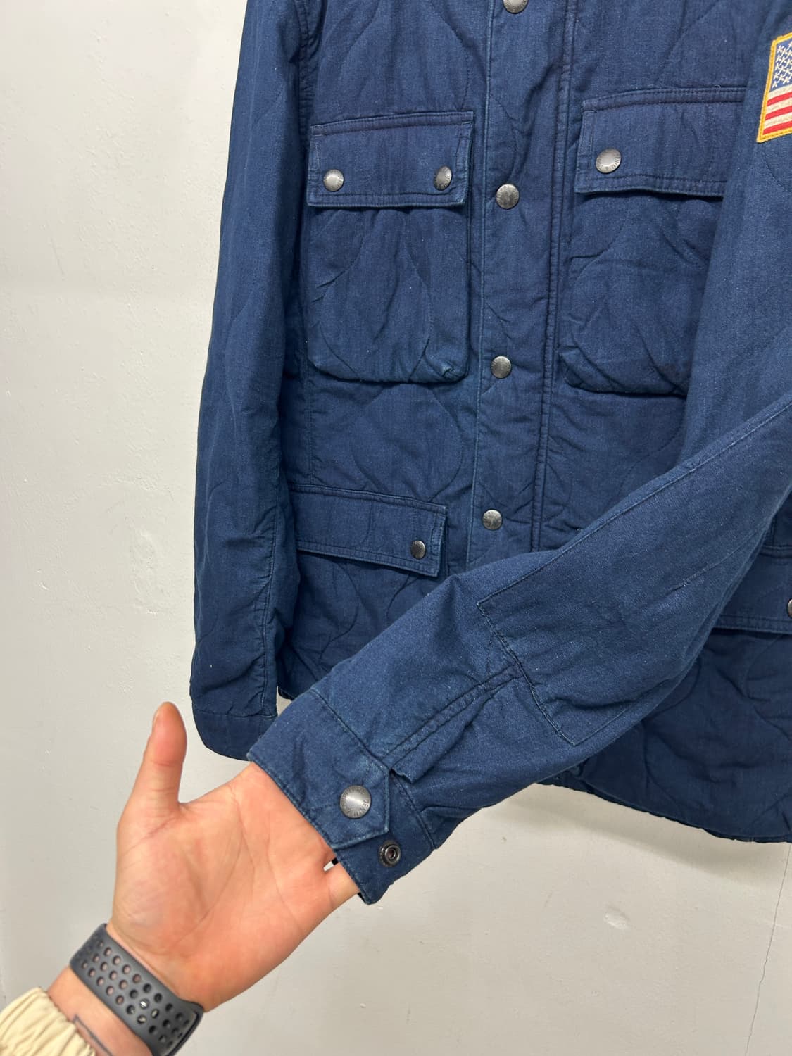 폴로 데님앤서플라이 성조기 퀼팅자켓 상품이미지4