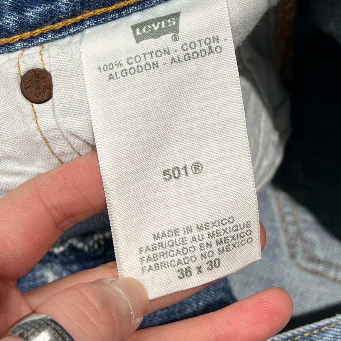 리바이스 501 데님팬츠 s10843 상품이미지9