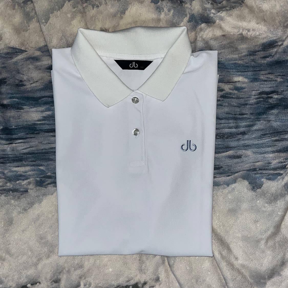 Druh Golf White&Skyblue PK Shirt 상품이미지5