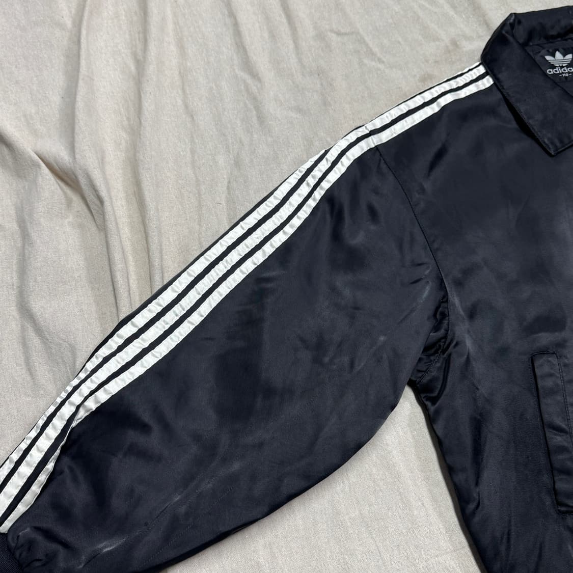 아디다스 90s 나일론실크 봄버 자켓 110 상품이미지6