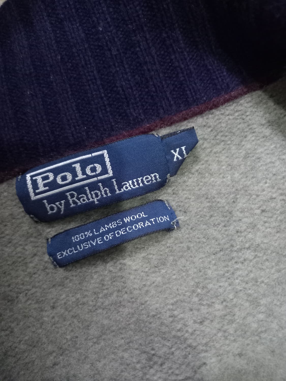 폴로 POLO 빅포니 여자 니트집업 100~105 상품이미지5