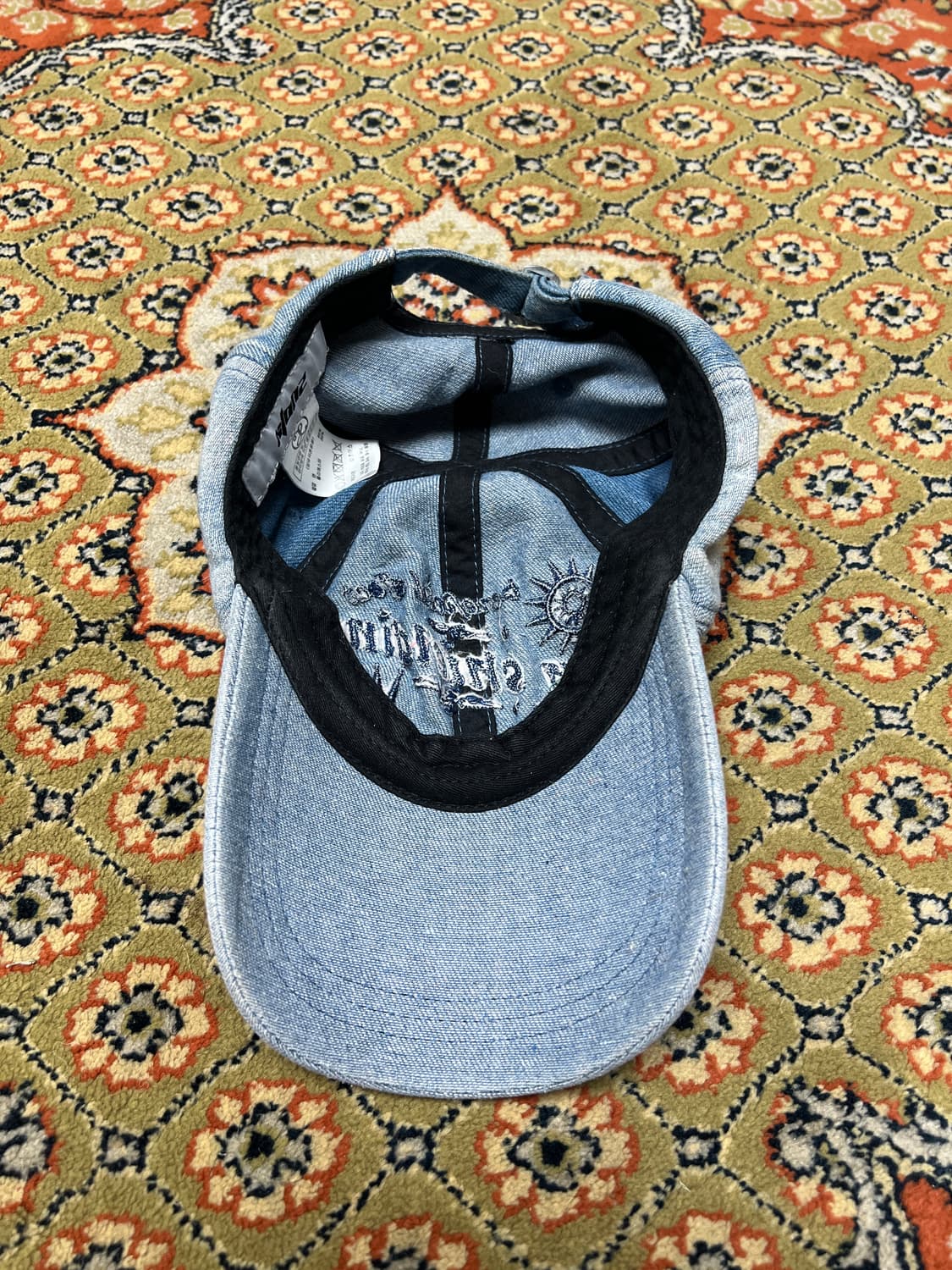 엑스톤즈 데님 볼캡 라이트블루 상품이미지2