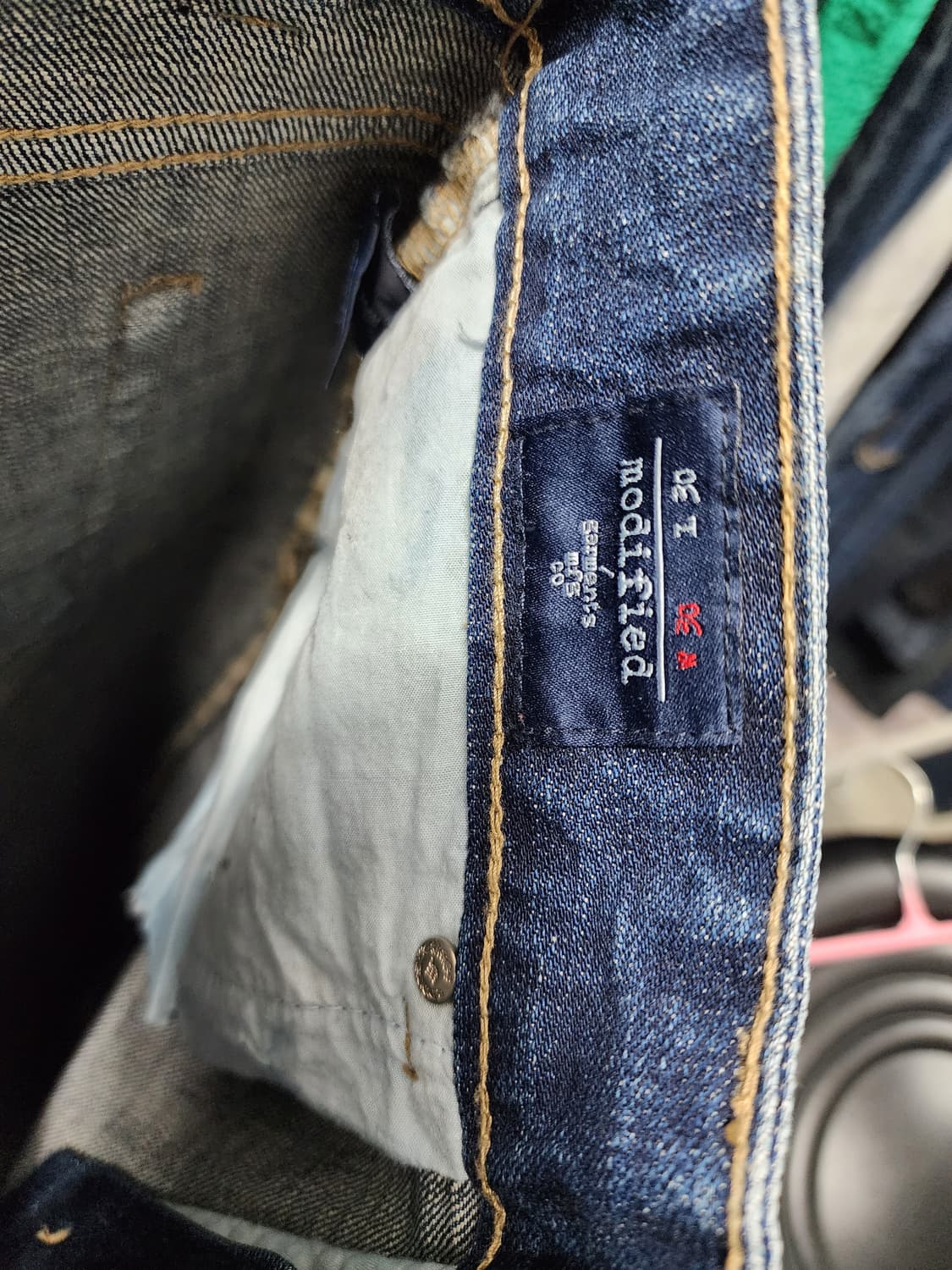 (새상품) 모디파이드 데님 팬츠 상품이미지6