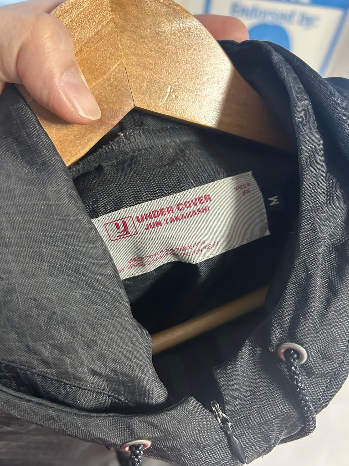 언더커버 윈드브레이커 블랙 상품이미지3