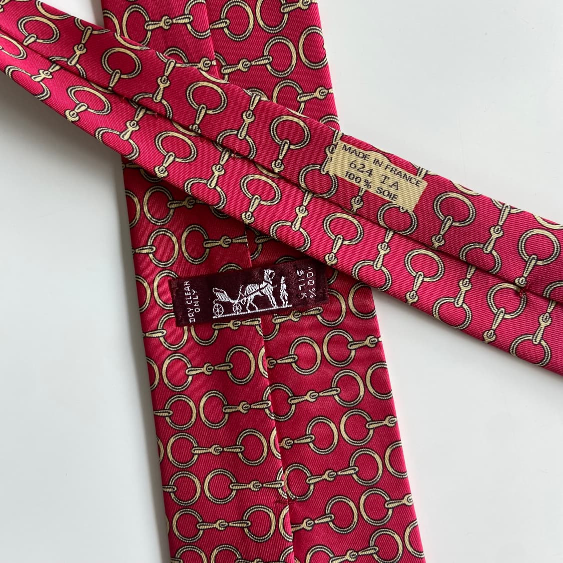 에르메스 명품 정품 넥타이(HERMES)8.7cm 상품이미지5