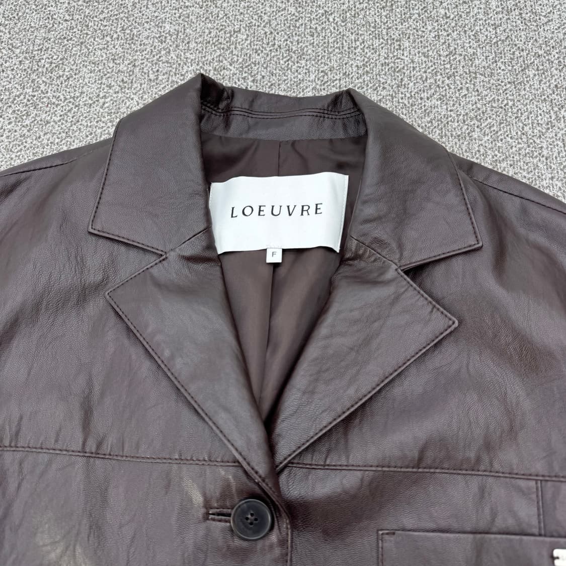 루에브르 가죽 자켓  상품이미지3