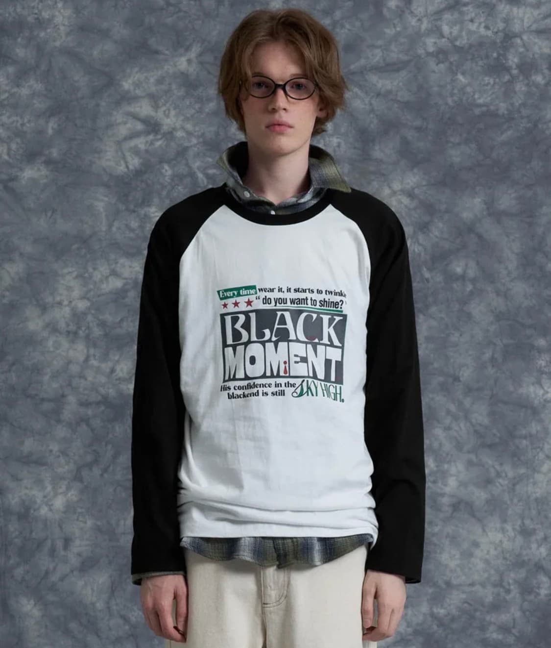 Moment Raglan LS Tee - White (M사이즈) 상품이미지1