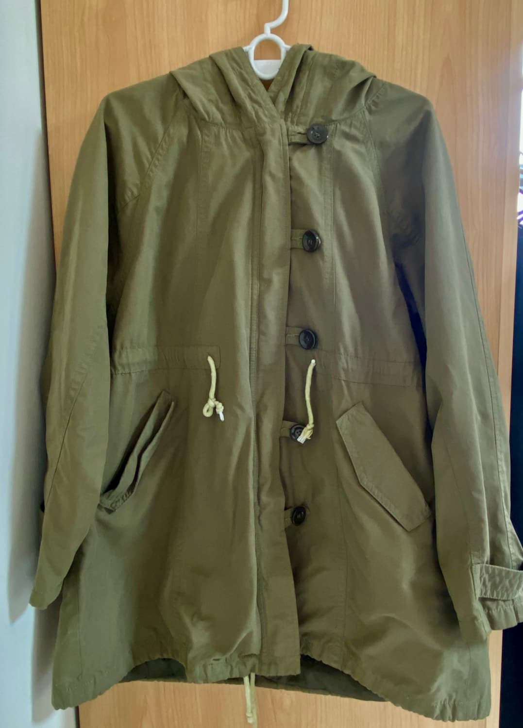 모리걸st 빈티지 카키 야상 코트 상품이미지2