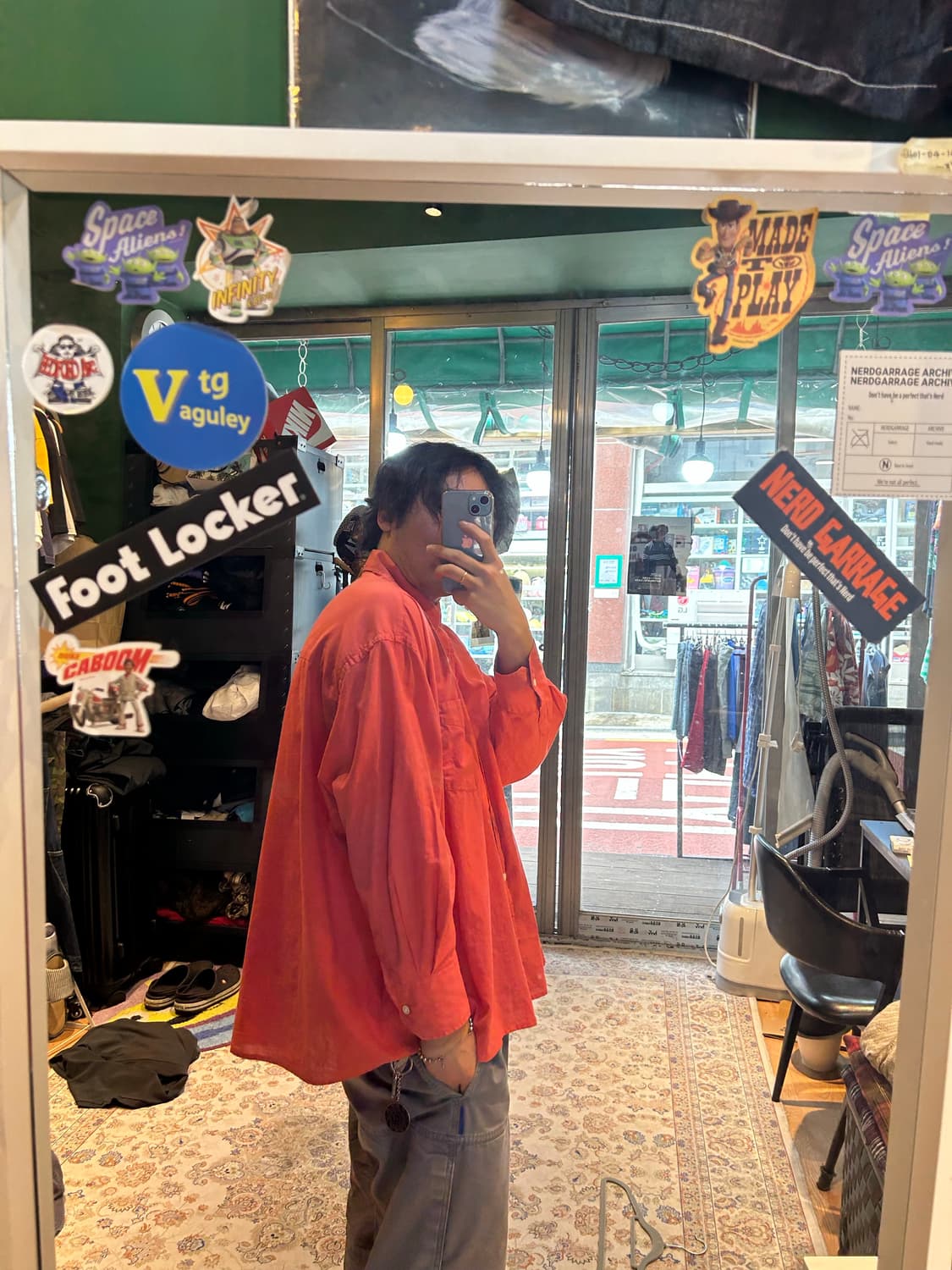 오라리 버라우드BD셔츠 48size 상품이미지9