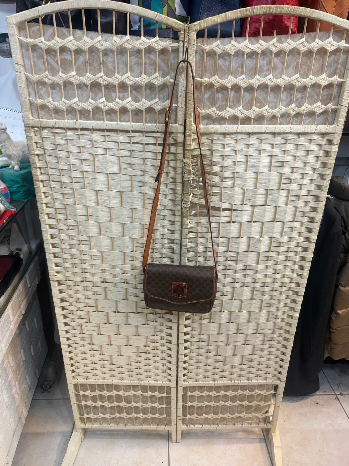 정품 셀린느 빈티지 마카담 미니 크로스백 팝니다 상품이미지1