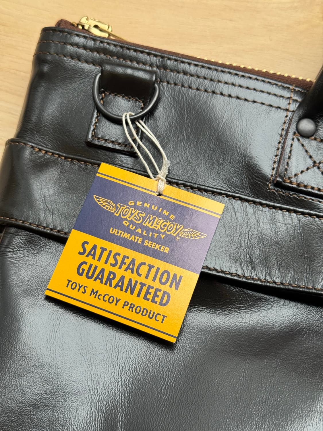 토이즈맥코이 브라운 레더 헬멧백 상품이미지2