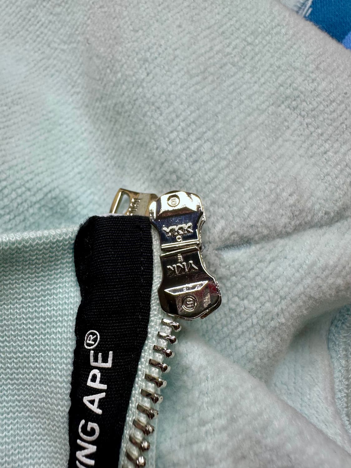 Bape abc 카모 더블 샤크 후드 L 상품이미지7