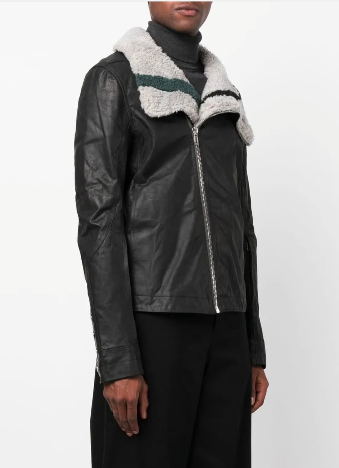 릭오웬스 22fw 바우하우스 비대칭 램스킨 레더 자켓 50 상품이미지1