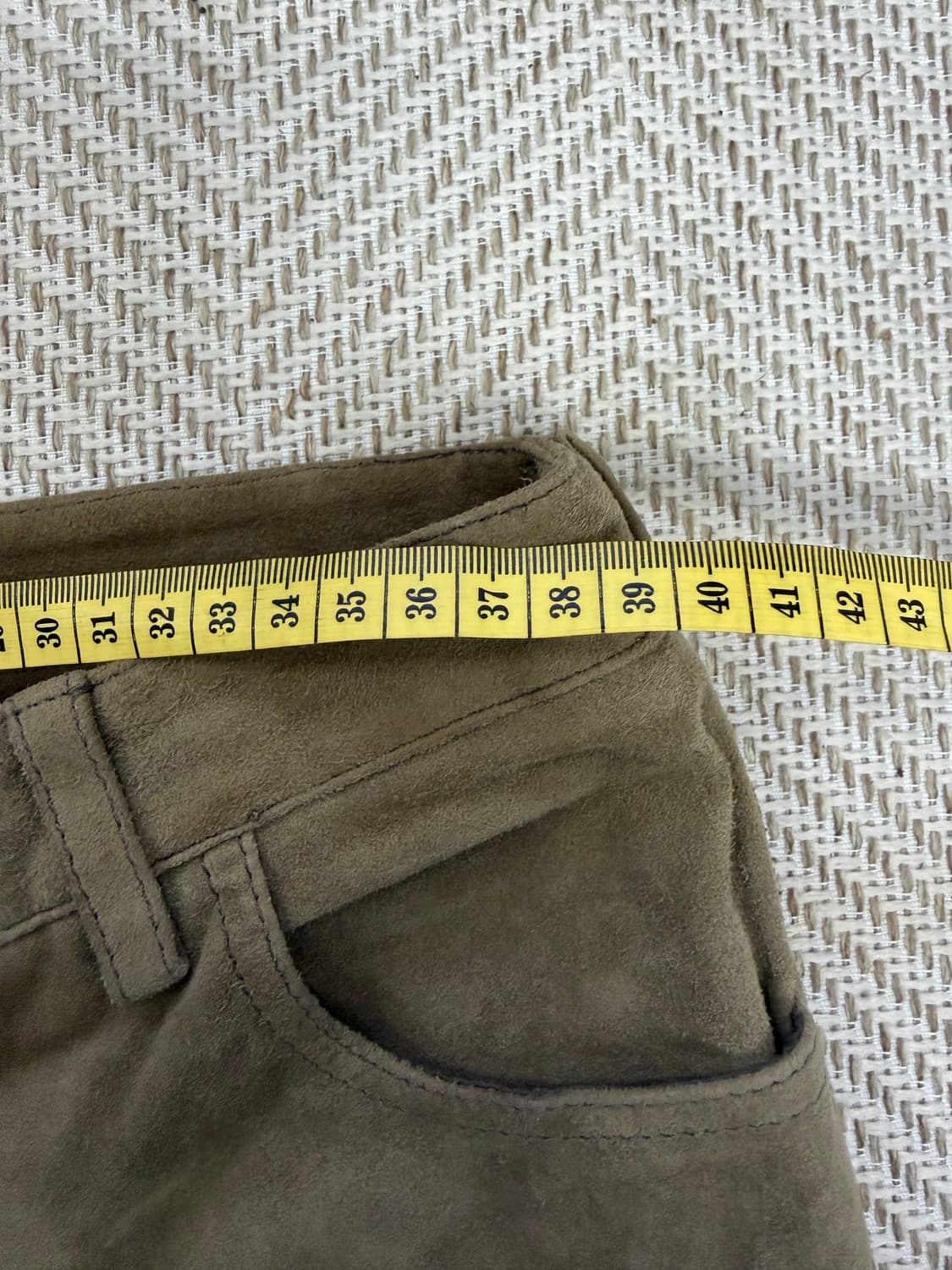 매장판정품) 발망 여성 양가죽 팬츠 38(30인치) 상품이미지8