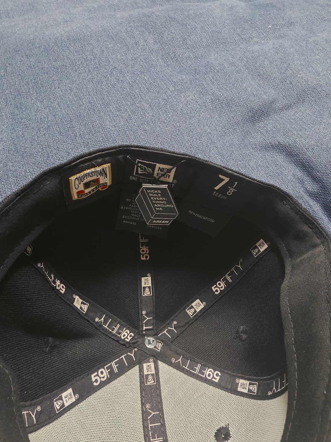 뉴에라 다저스 피티드 캡 블랙 7 1/8 상품이미지4