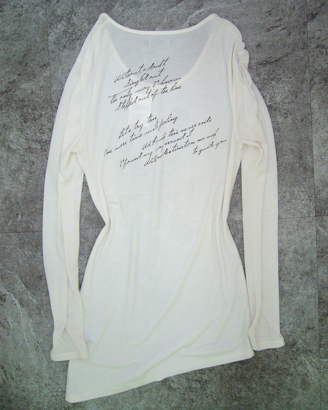 Asymetric Long Scull Top 상품이미지4
