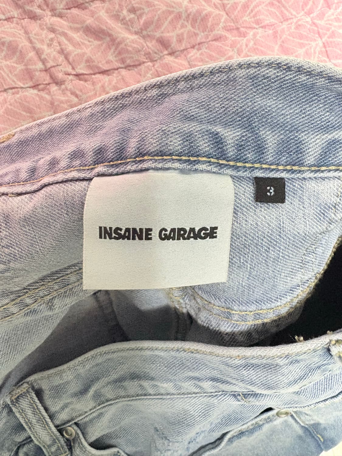 인세인개러지 스플래터 데님 3사이즈 상품이미지8
