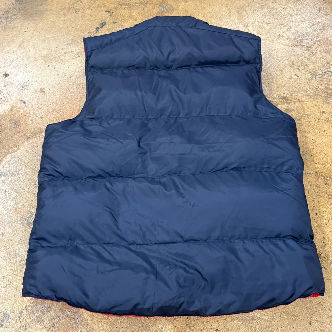 폴로 랄프로렌 양면 리버시블 레드 네이비 패딩 조끼  상품이미지3
