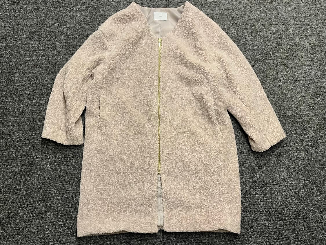 [55~66] SHUCA 슈카 아이보리 후리스코트  상품이미지1