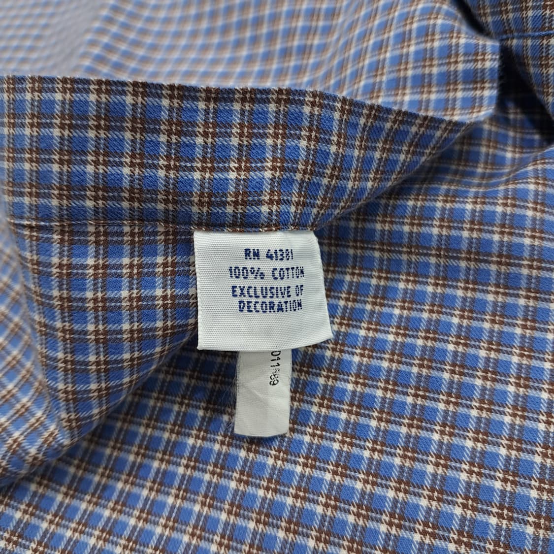 CN785 2XL 폴로랄프로렌 스모크블루 마이크로타탄체크 긴팔 셔츠 남방 상품이미지6