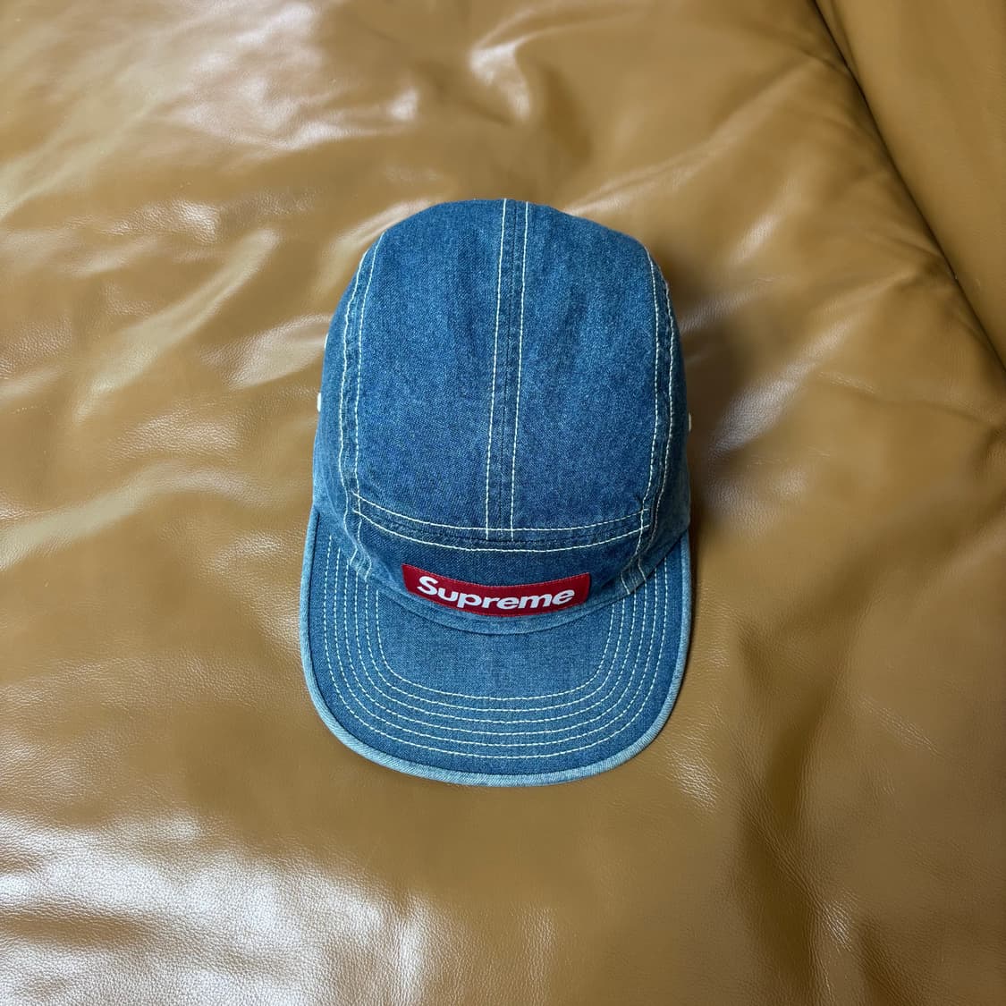 Supreme 슈프림 데님 캠프캡 모자 (Washed Denim) 상품이미지5