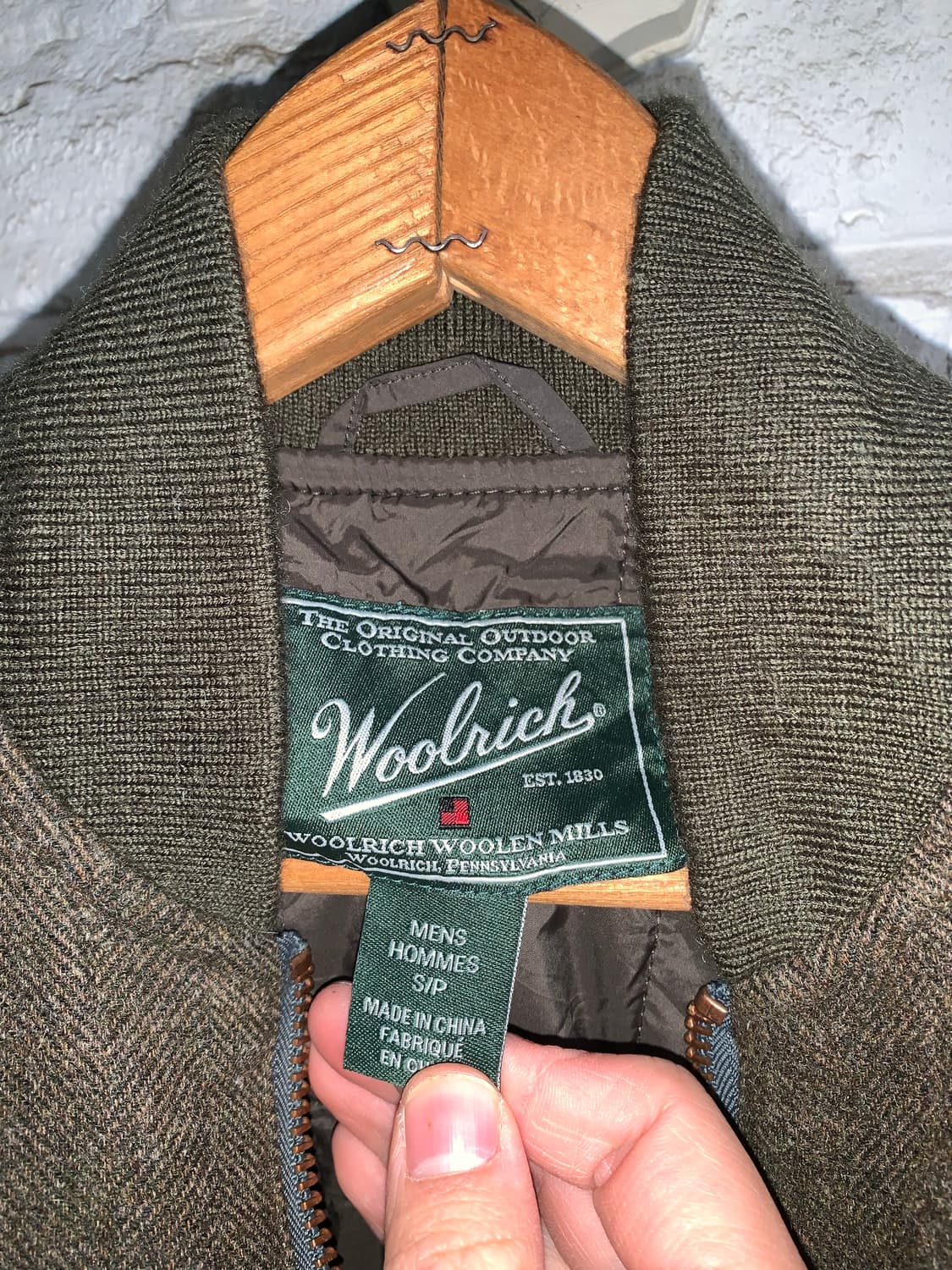 빈티지 울리치 헤링본 울 베스트 95 상품이미지3