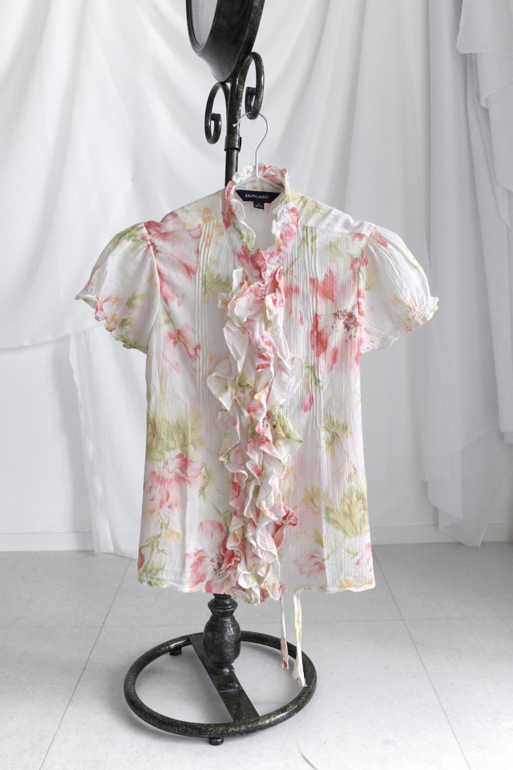 ralph lauren) flower frill blouse 상품이미지1
