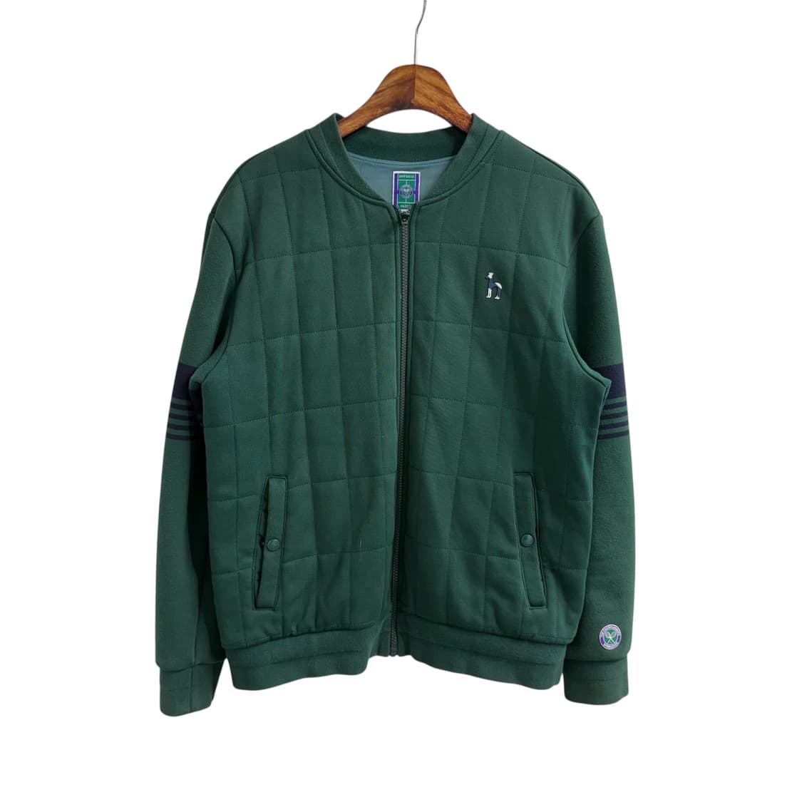 [L] 헤지스 라인배색 퀄팅집업 상품이미지3