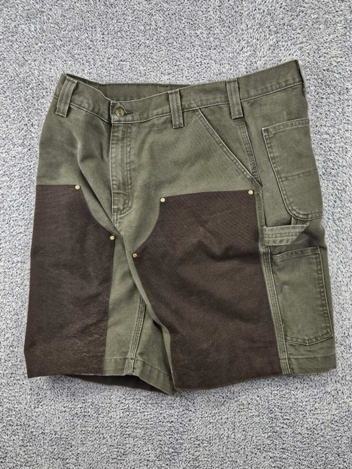 칼하트 덕캔버스 더블니 워크 쇼츠 반바지 커스텀 (36") / 11887 상품이미지2