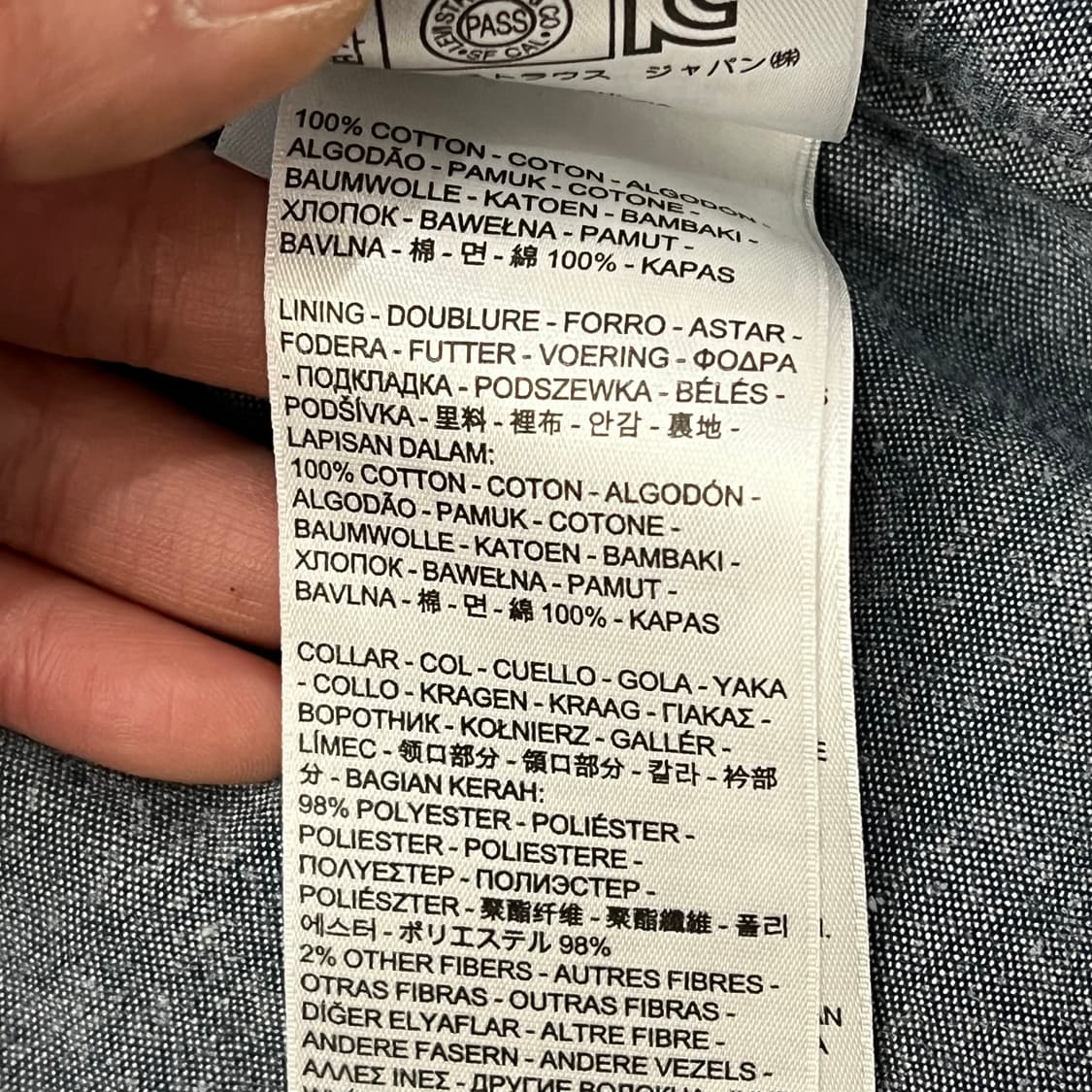 리바이스 데님 패딩베스트 s09312 상품이미지9