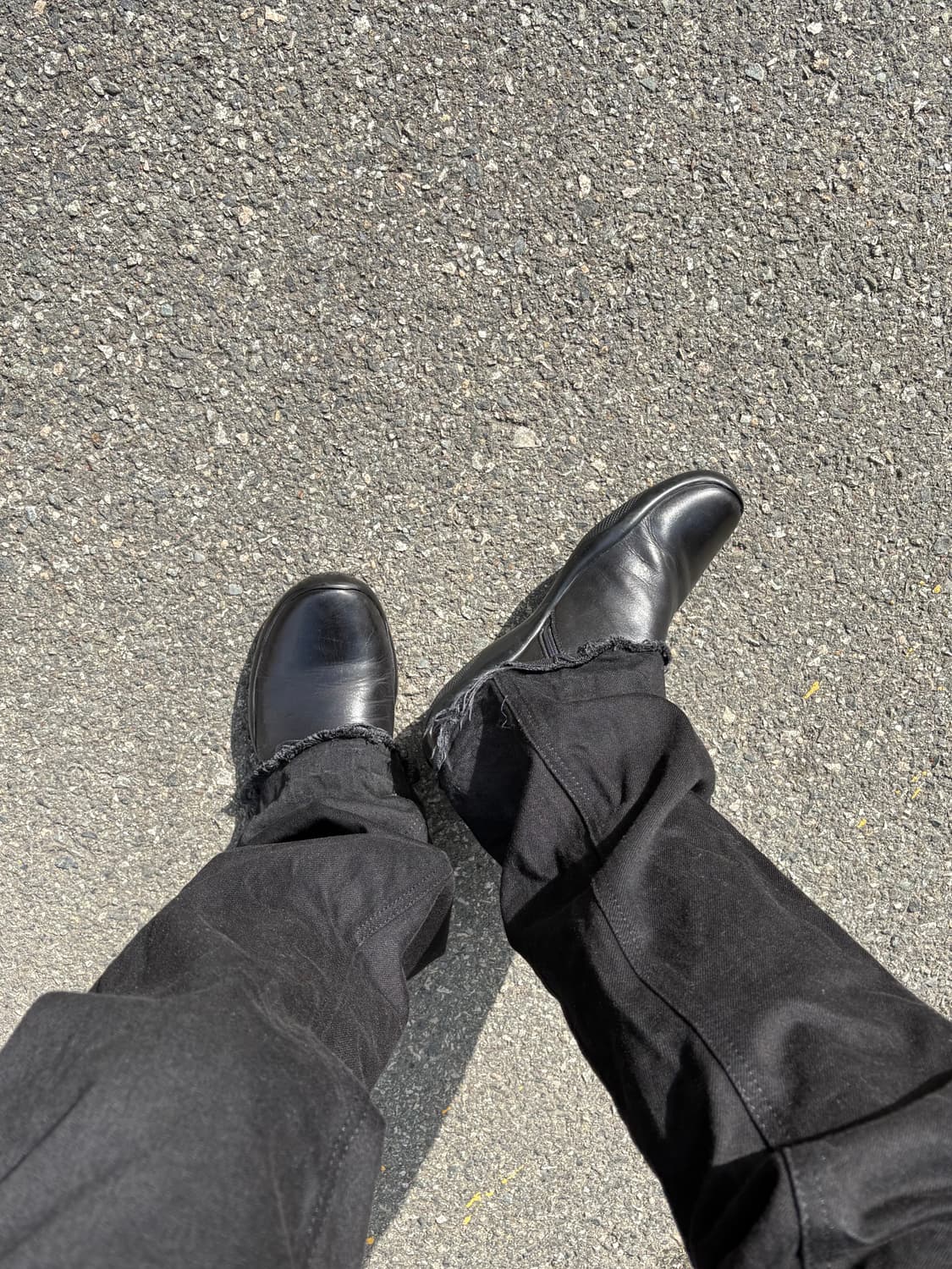 프라다 레더 집업 앵클부츠 (정품) 상품이미지4