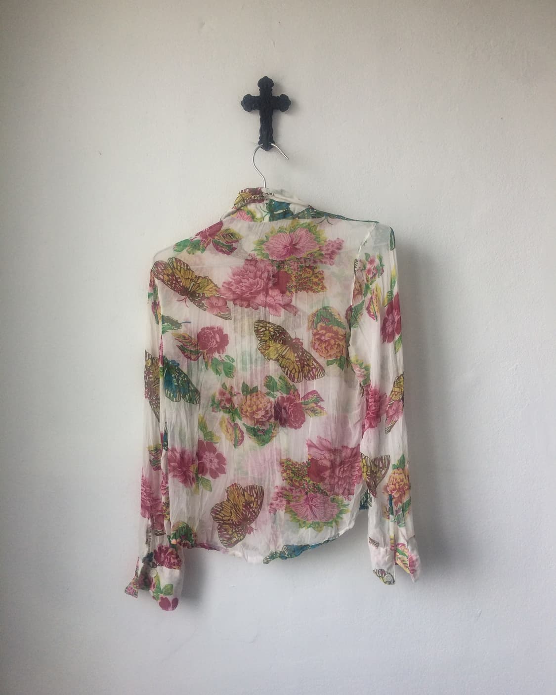 Butterfly pattern shirt 상품이미지3