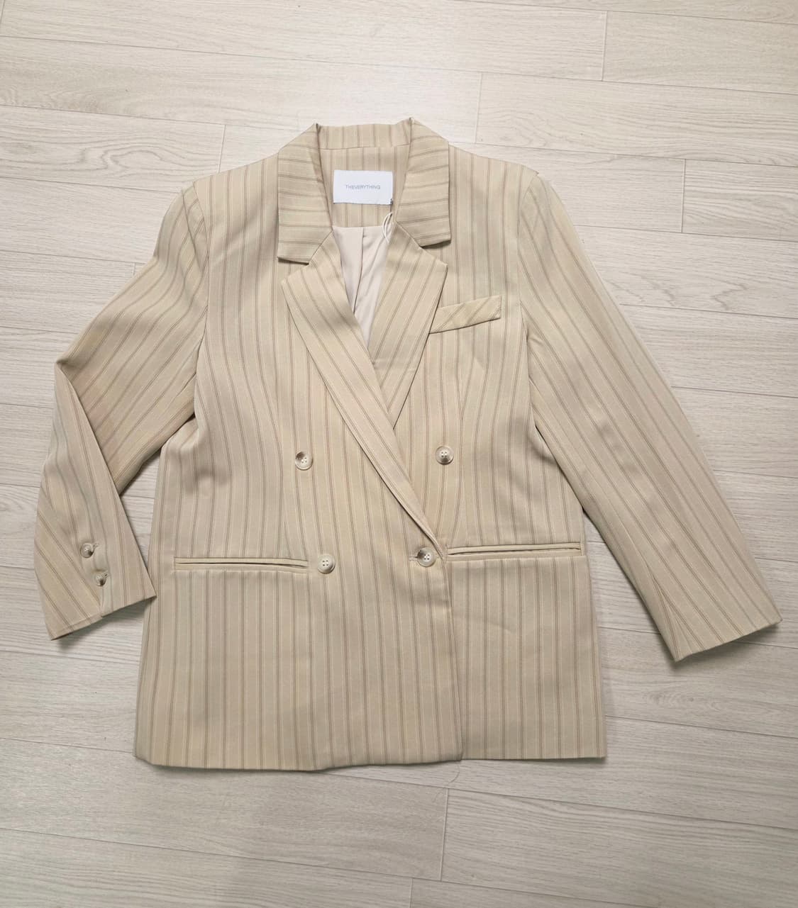 새상품 여성66반 스트라이프 데일리자켓-더베리띵 상품이미지2