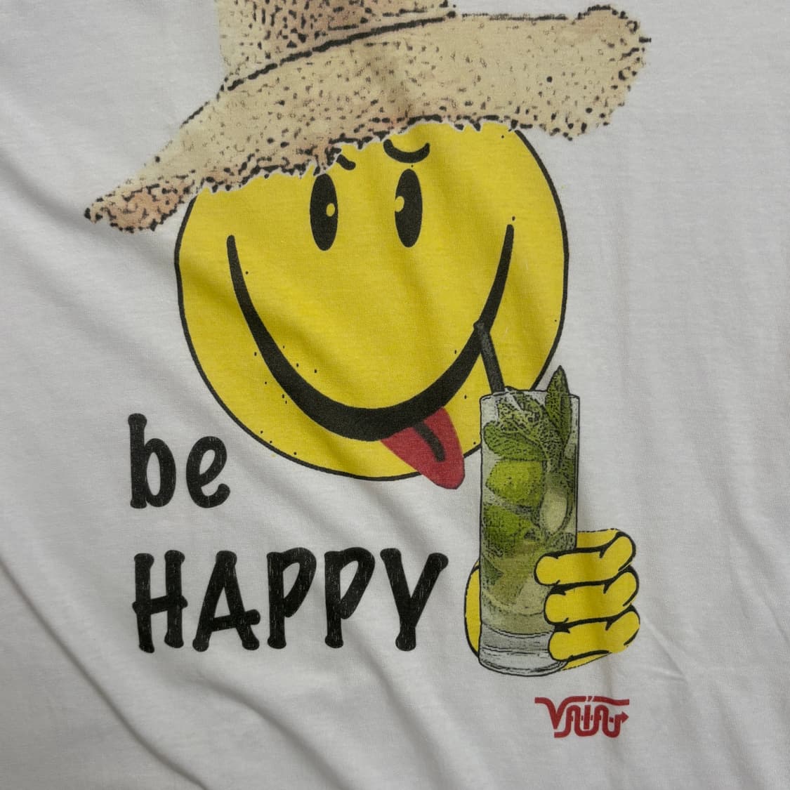 [M] VAIA BE HAPPY T-shirt (dead-stock) 상품이미지3
