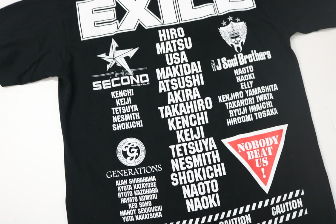 EXILE TRIBE 에그자일 트라이브 투어 굿즈 반팔티셔츠 (S) 상품이미지4