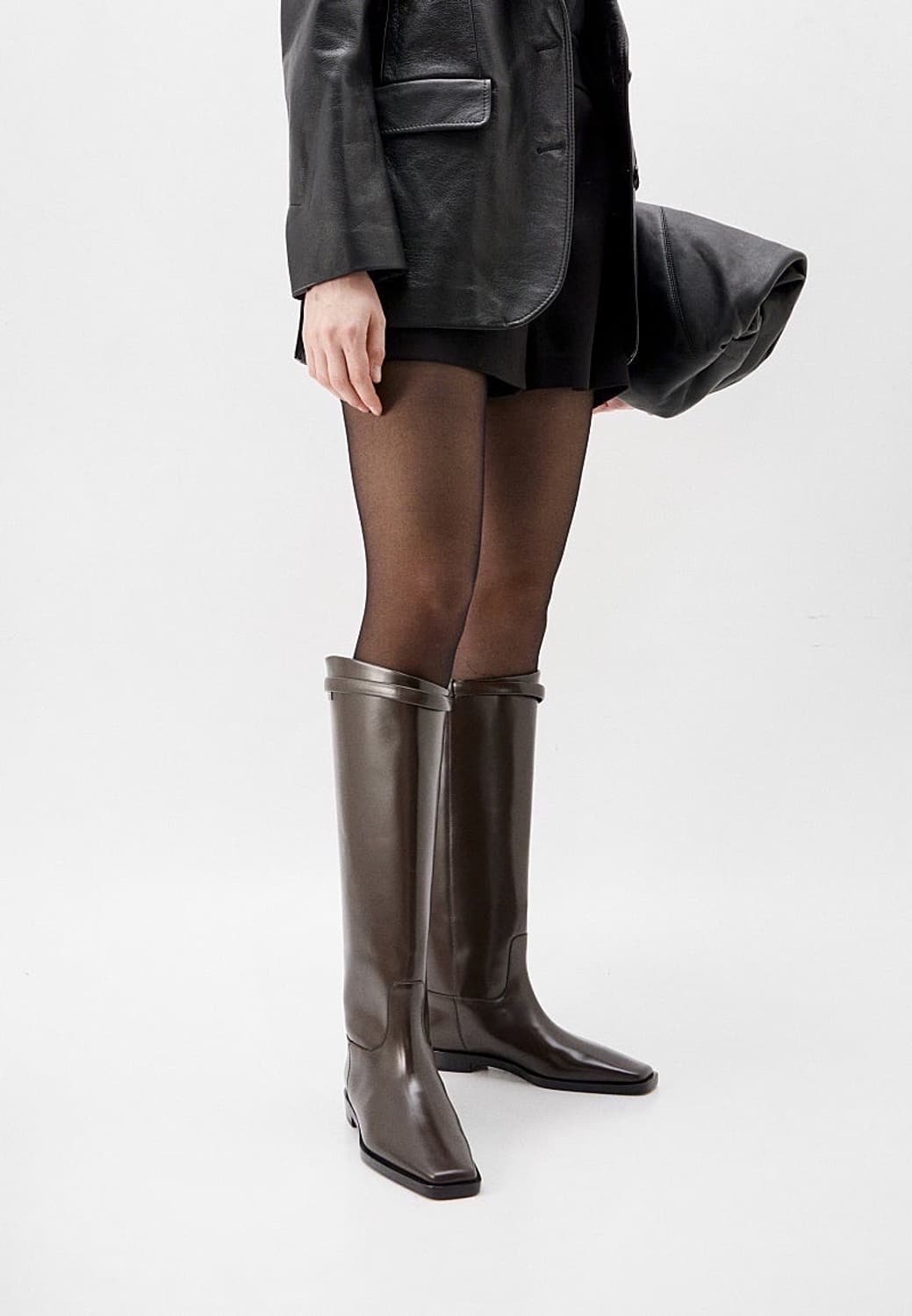 (정품/새상품) TOTEME 토템 여성 커피 더 라이딩 부츠 상품이미지5