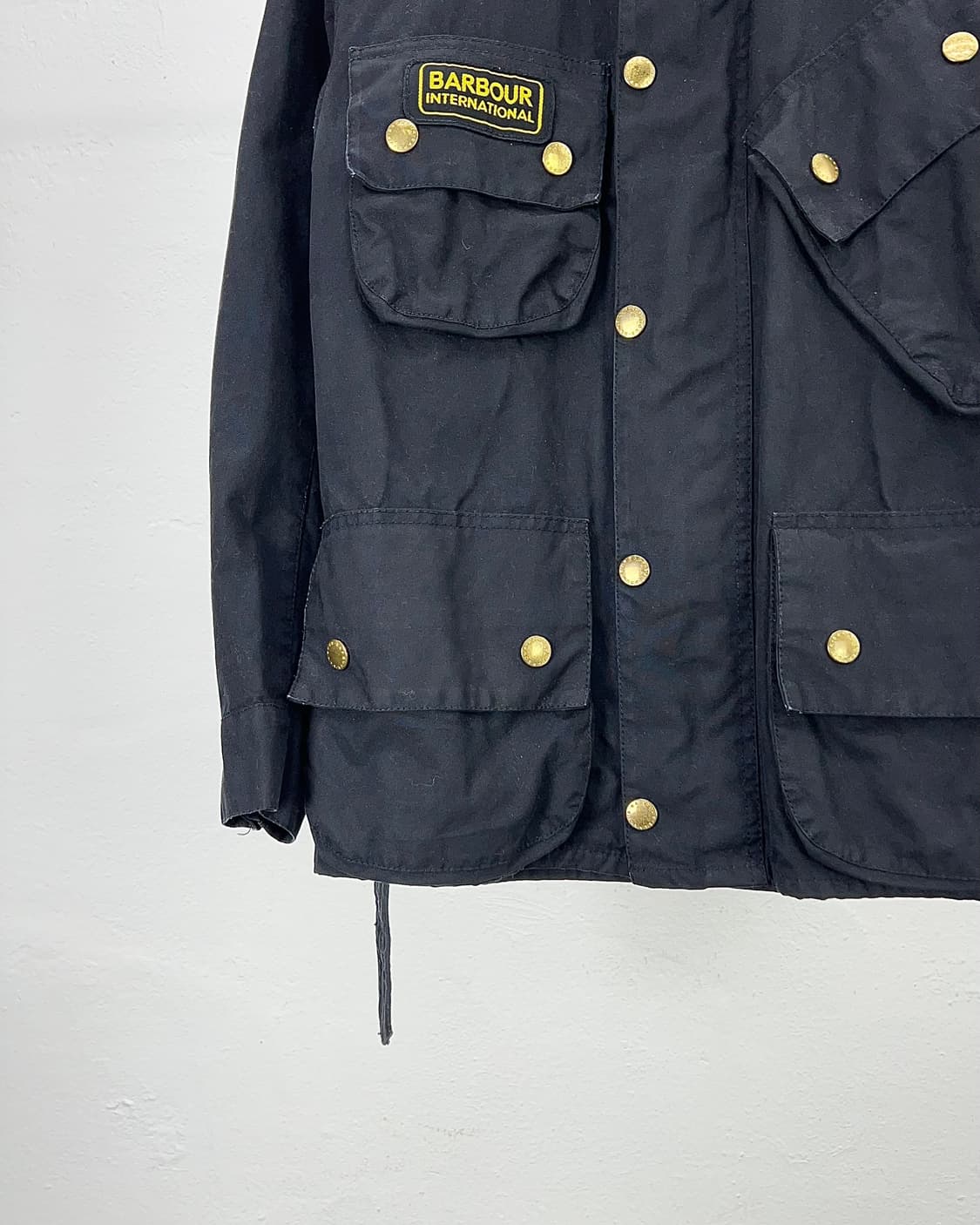 바버 인터네셔널 블랙 오리지널 A7 왁스 코팅 자켓 상품이미지4