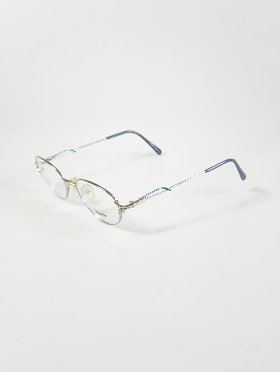 LAMY 실버 티타늄 슬림 오벌 프레임 빈티지 안경 상품이미지3