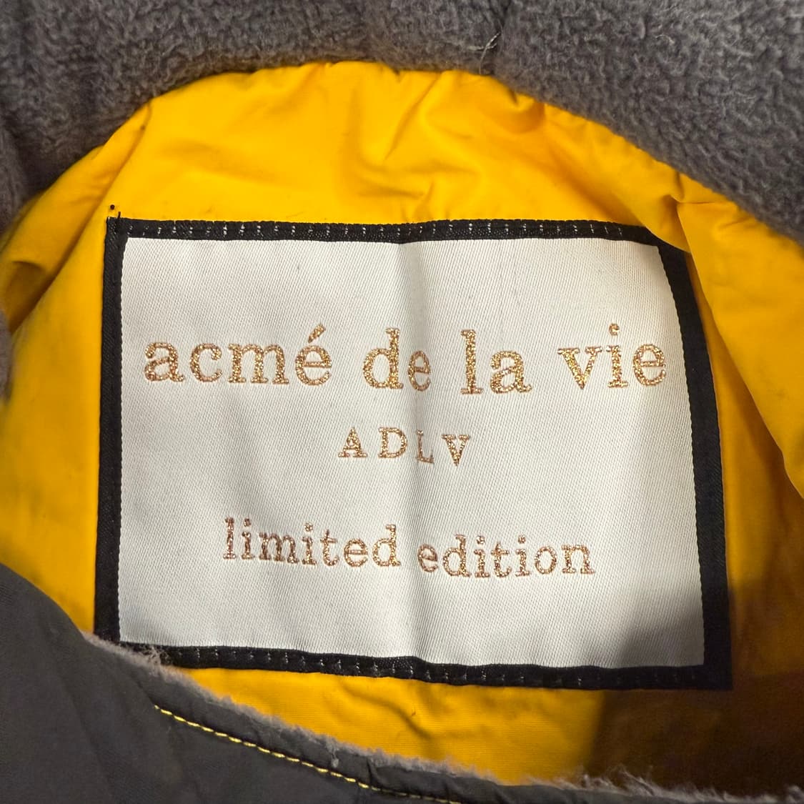[정품/1사이즈] 아크메드라비 ADLV 옐로우 후드 아노락 b14 상품이미지7