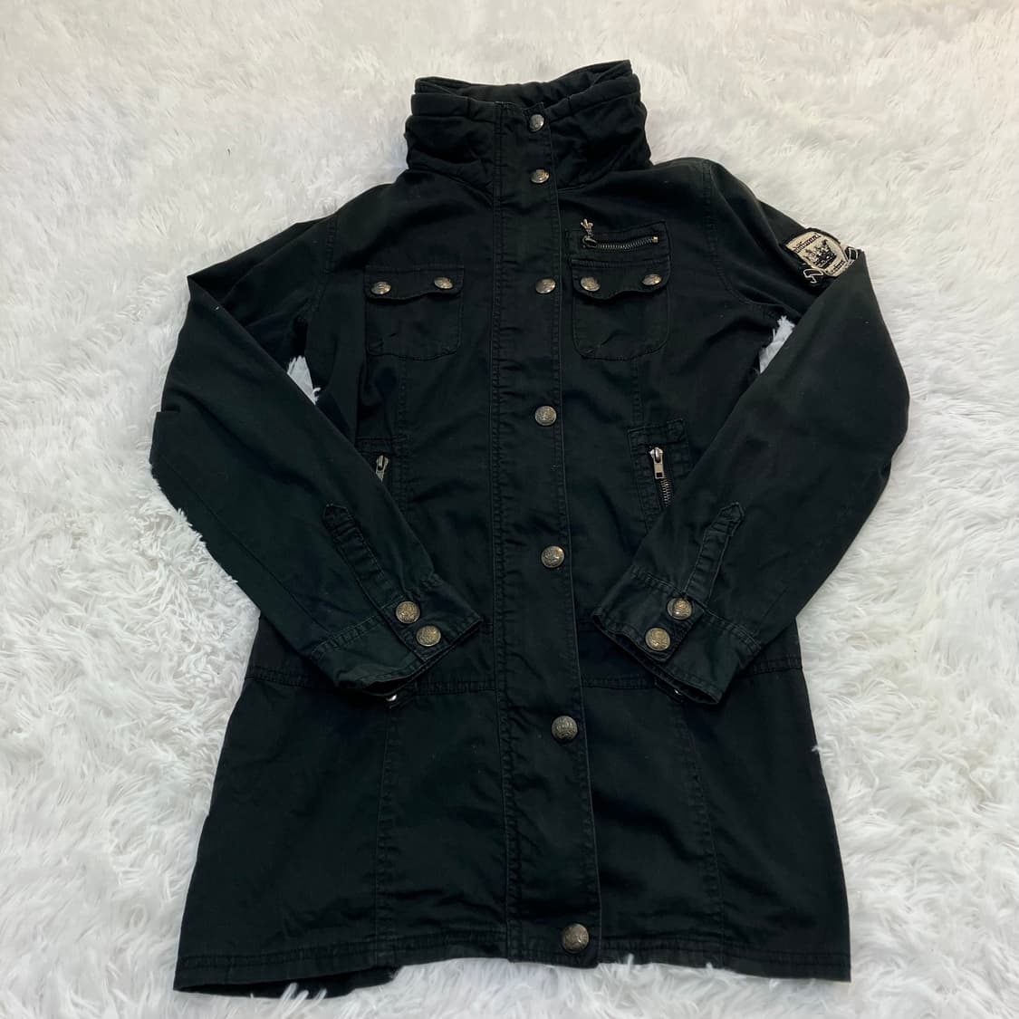 빈티지 와이투케이 포켓 야상 817 y2k 스트릿 갸루 펑키 일본빈티지  상품이미지1