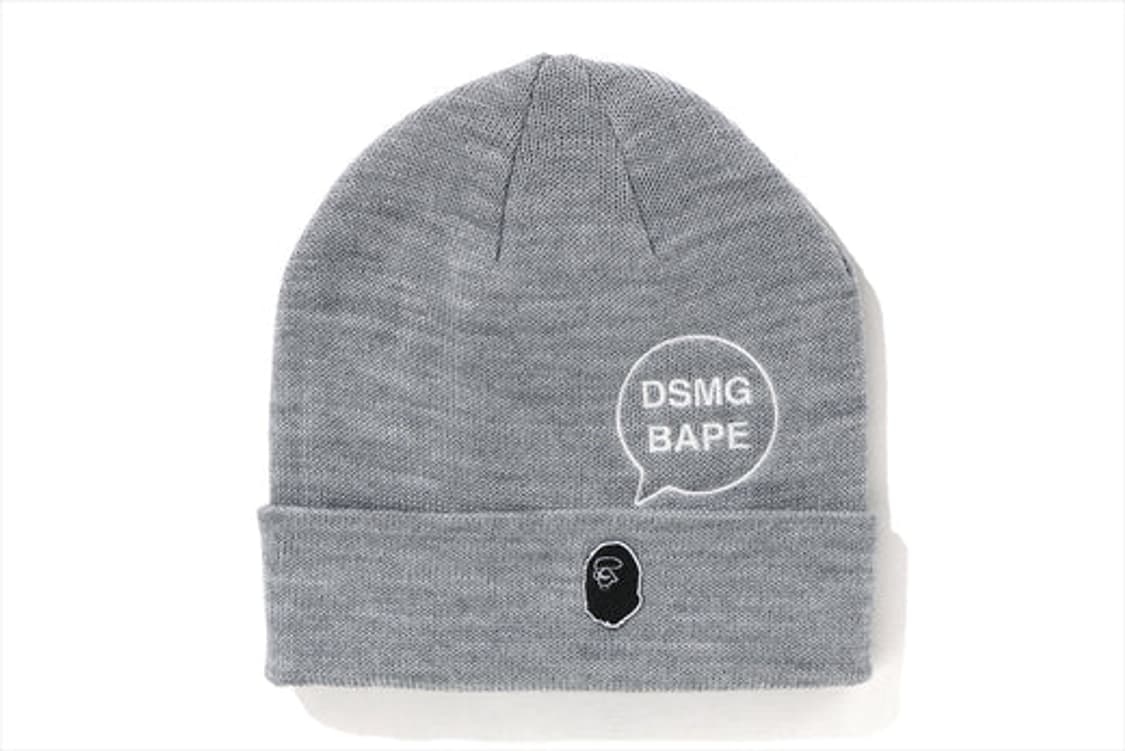 [OS] 베이프 X DSMG 스토어 미니사루 DSMG 로고 비니 그레이 상품이미지1