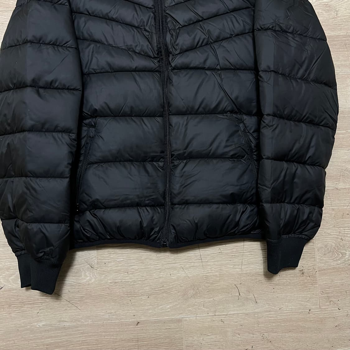 세인트루크 골프웨어 보머 경량패딩 점퍼 [블랙] L/100 상품이미지3