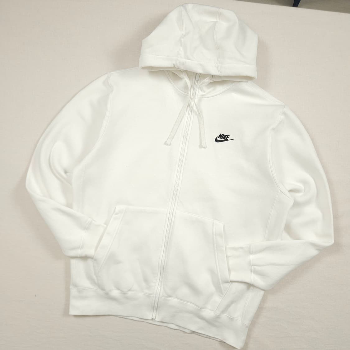 L(100) NIKE 나이키 화이트 후드집업 상품이미지2