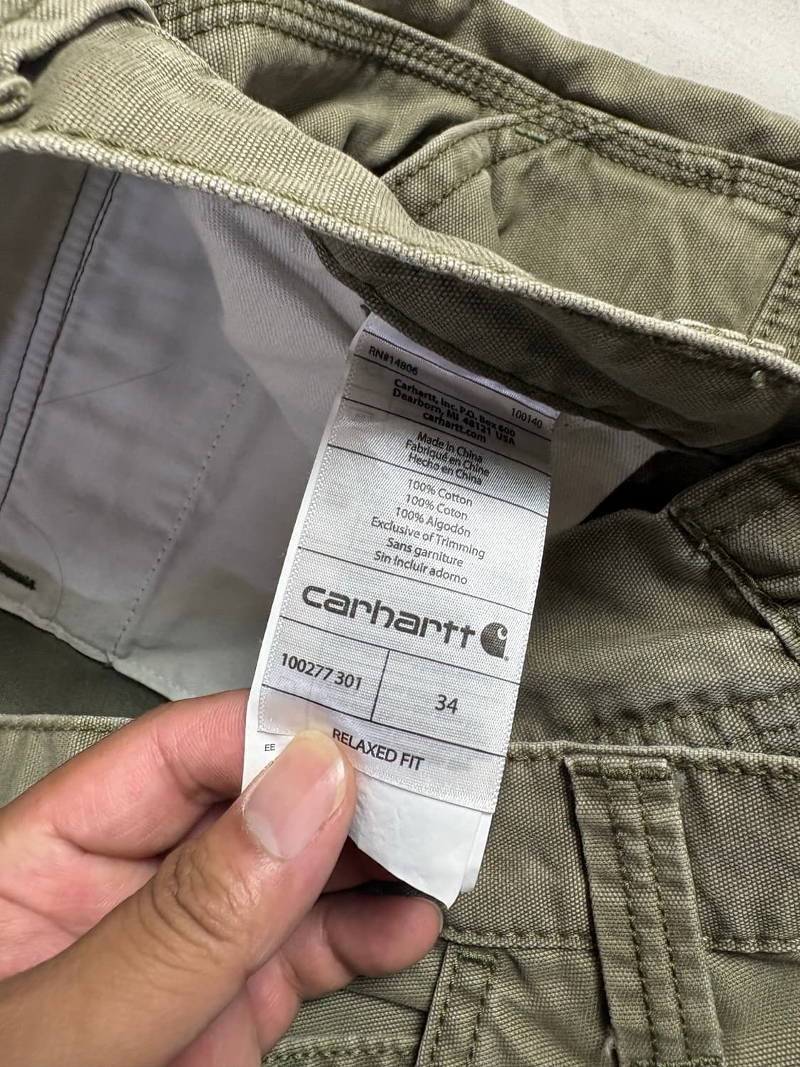 Carhartt 칼하트 카고 워크 반바지 쇼츠 34 상품이미지5