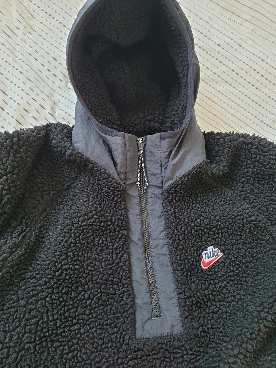 XL 나이키 헤리티지 쉐르파 후리스 아노락  상품이미지3