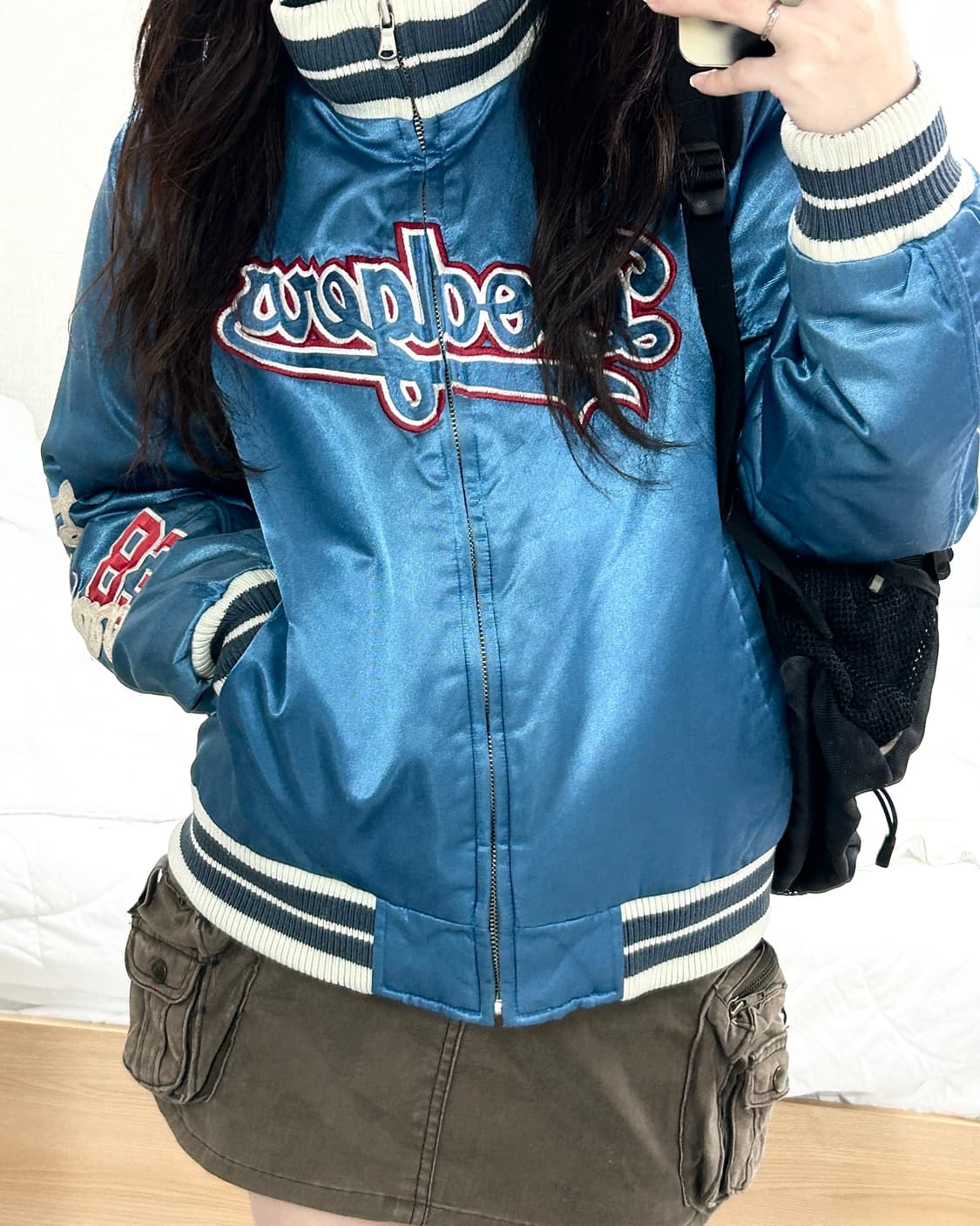 MLB LA다저스 덕다운 바시티자켓 상품이미지4