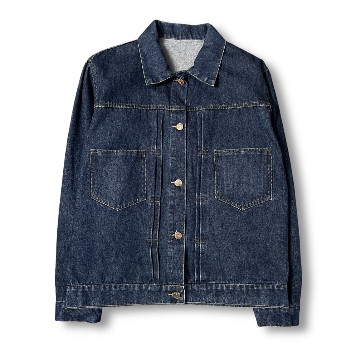 빈티지 중청 투포켓 데님 자켓 상품이미지1